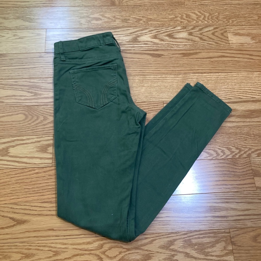 Olive Hollister Skinny Jeans - Picture 1 of 4